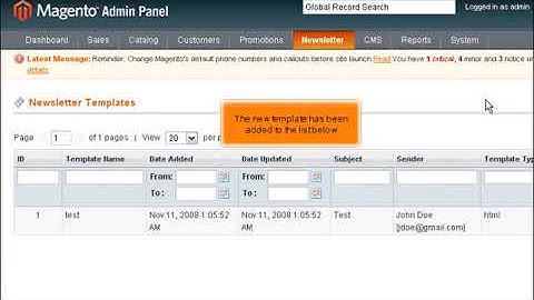 How to send and manage newsletters in Magento Commerce