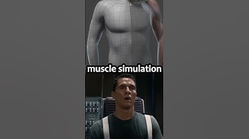 Blender Muscle simulation shrinkwrap by Chris Jones