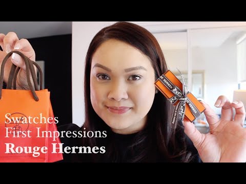 Rouge Hermes First Impressions, swatches and Try On #33 and #85