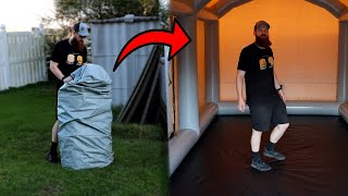 I Bought An INFLATABLE Garage!