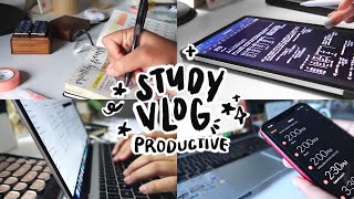 STUDY VLOG: college interviews, monthly planning &amp; lots of work 📚