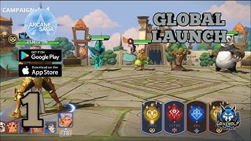 ARCANE SAGA: TURN BASED RPG Global Launch Gameplay Walkthrough (Android, iOS)