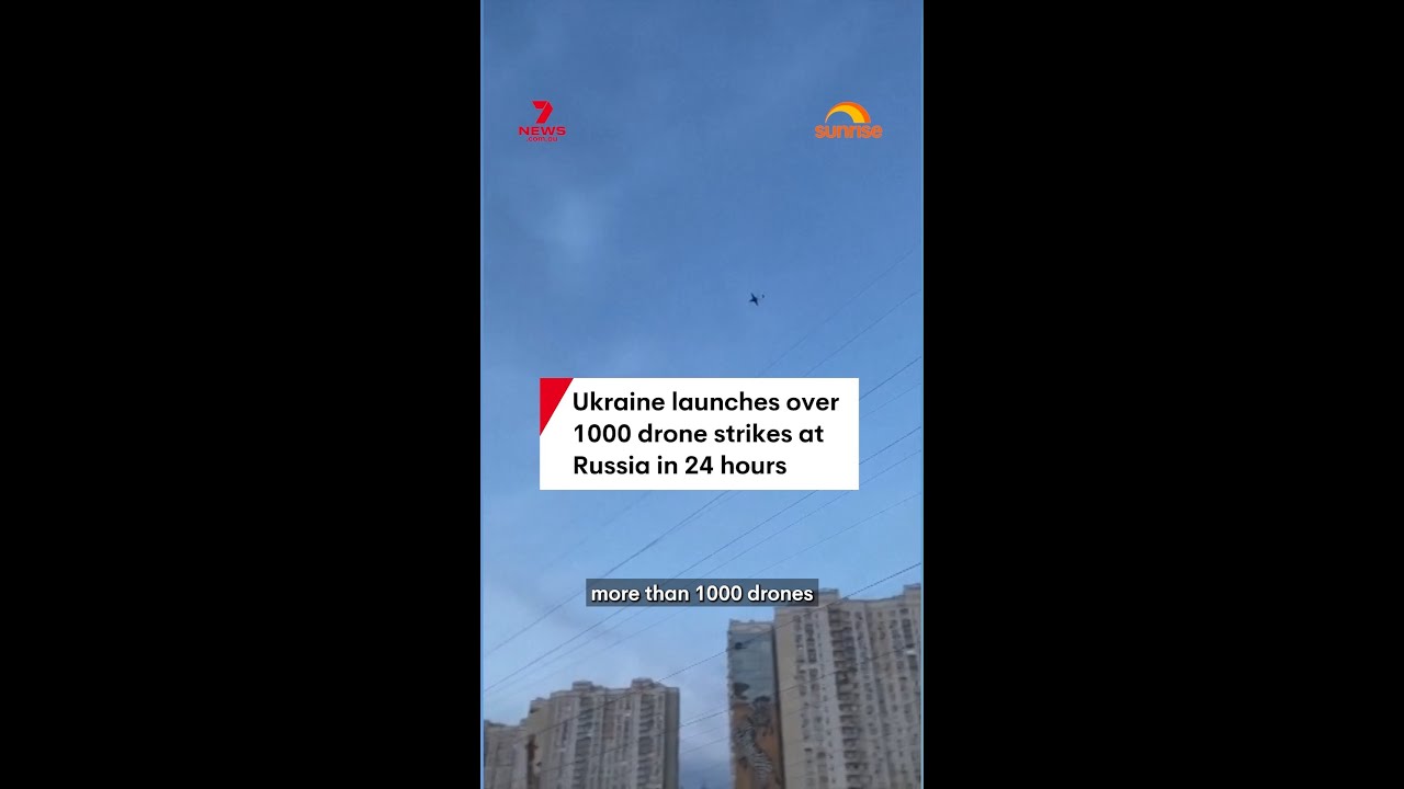 Ukraine launches over 1000 drone strikes at Russia in 24 hours