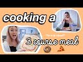 Cooking a 3 COURSE MEAL