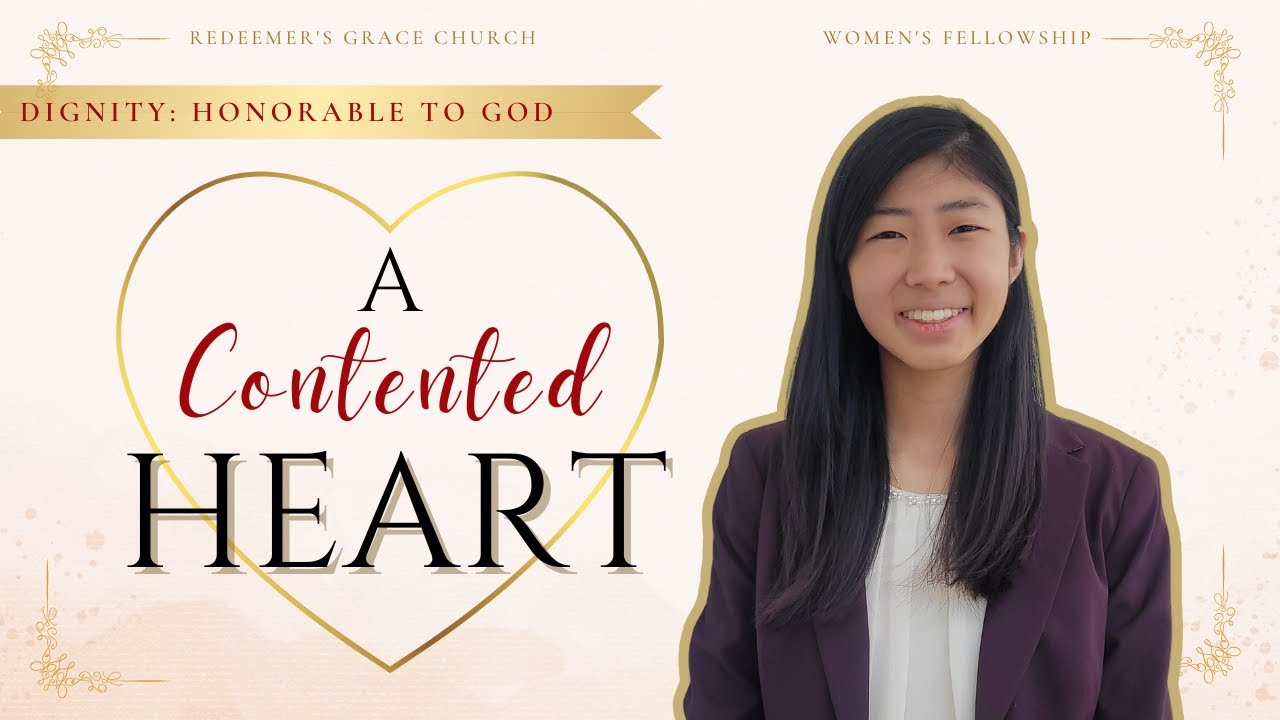 Women's Fellowship Dignity Honorable to God A Contented Heart