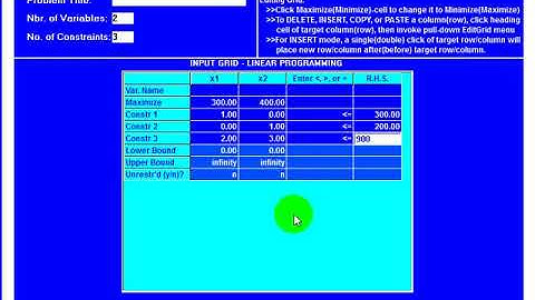 Video metodo simplex ejercicio 1 con Tora