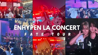 MY FIRST K-POP CONCERT!!! enhypen LA fate tour vlog