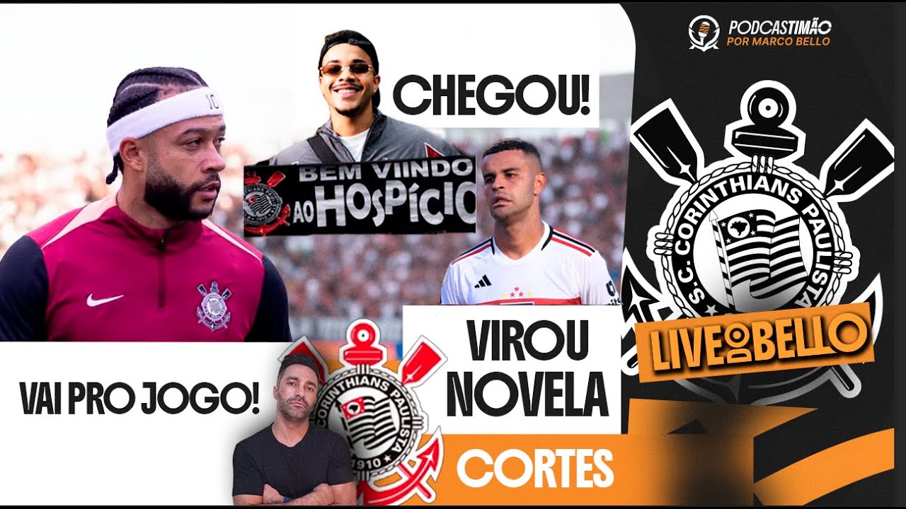 CORINTHIANS PODE COLOCAR MEMPHIS EM CAMPO AMANHÃ - NOVELA ALISSON - KAIO CÉSAR CHEGA AO BRASIL!