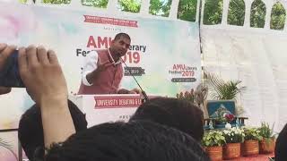Saurabh Dwivedi, Founding Editor of Thelallantop at the #AMULitFest2019