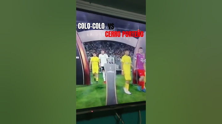 Colo-Colo vs Cerro Porteño (Face de grupos copa libertadores)