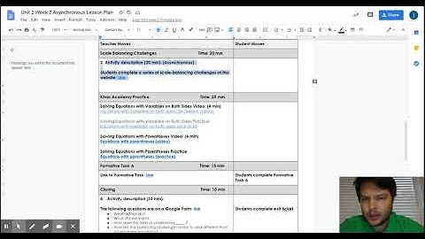 Unit 2 Week 2 Asynchronous Lesson Plan - Google Docs