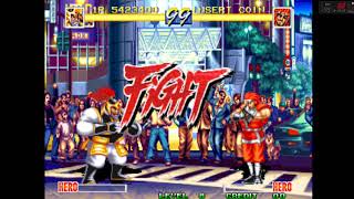 🎮 WORLD HEROES PERFECT - ( ARCADE - 1995 ) - 💥 J CARN 💥 - GAMEPLAY COMPLETA screenshot 4