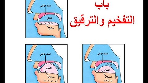 تبسيط أحكام التجويد | التفخيم والترقيق 10