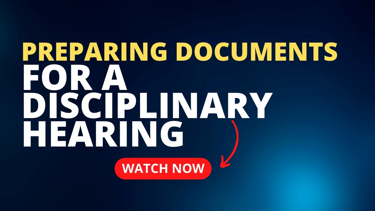 Preparing Documents For A Disciplinary Hearing South African Labour