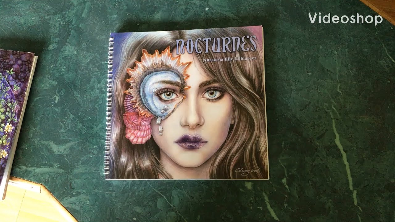 Nocturnes coloring book by Anastasia Kuldareva- Flip ...