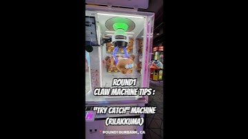 ROUND1 CLAW MACHINE TIPS : HOW TO WIN ON THE TRY CATCH MACHINE