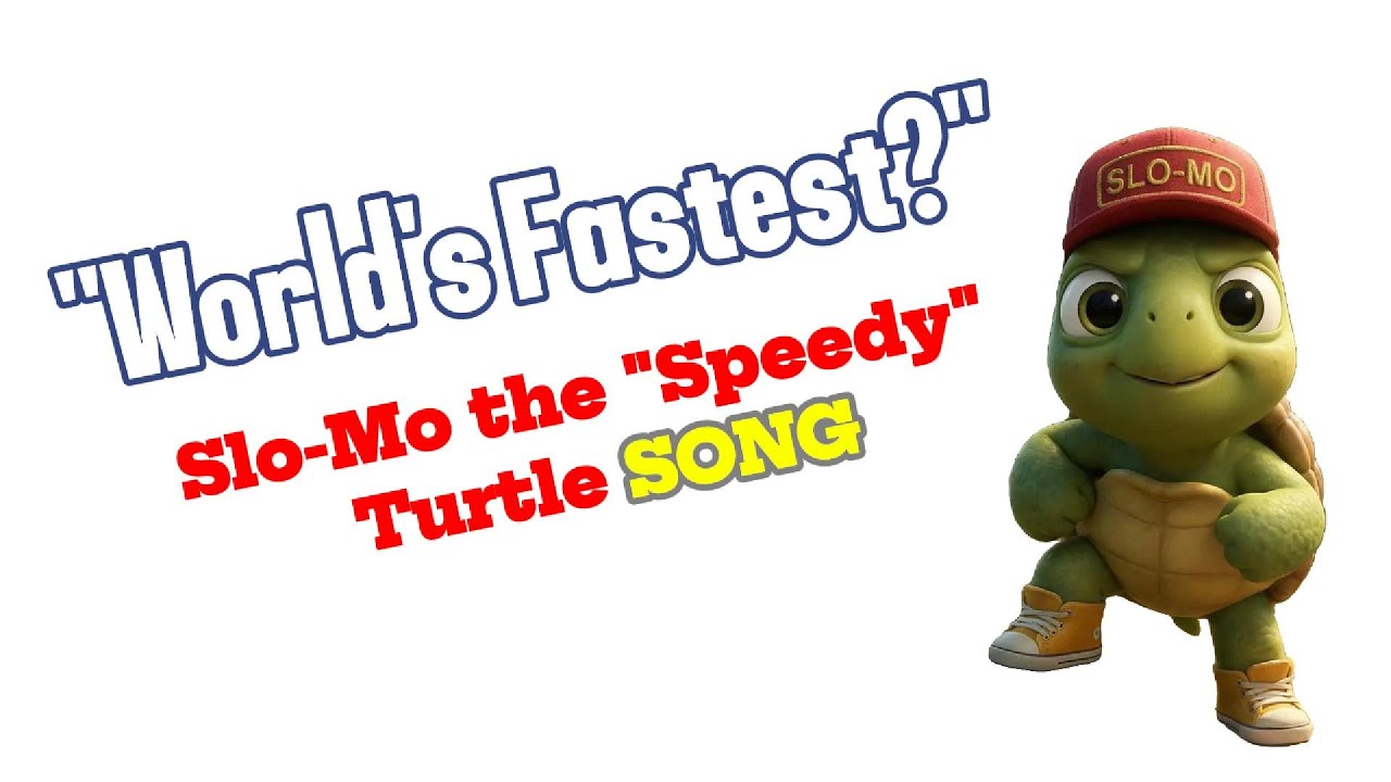 Slo-Mo the "Speedy" Turtle 🐢 | The Funniest Racing Song for Kids | Play.JungleJive