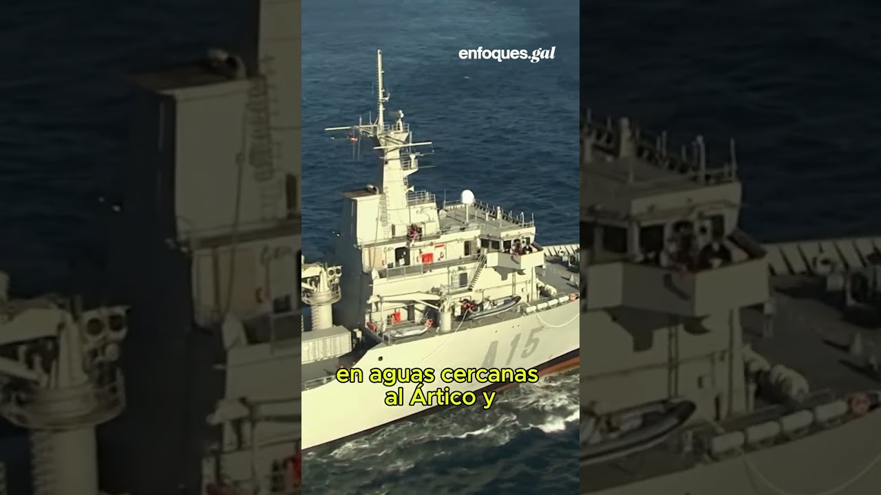 El BAC 'Cantabria', con base en Ferrol, abastece a un buque estadounidense en Groenlandia