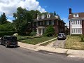 Covid-19 Times - Driving Around the Boston-Edison Historic District in Detroit - Michigan