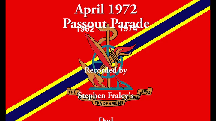 April 1972 Passout Parade recorderd by Stephen Fra...