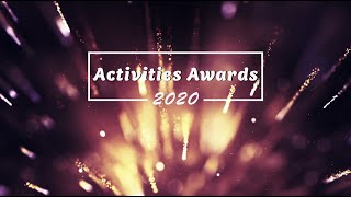 Activities Awards 2020
