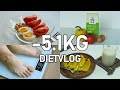 ENG)식단만으로 일주일만에 -5.1kg 감량🔥 | 단기 다이어트 식단(diet vlog)