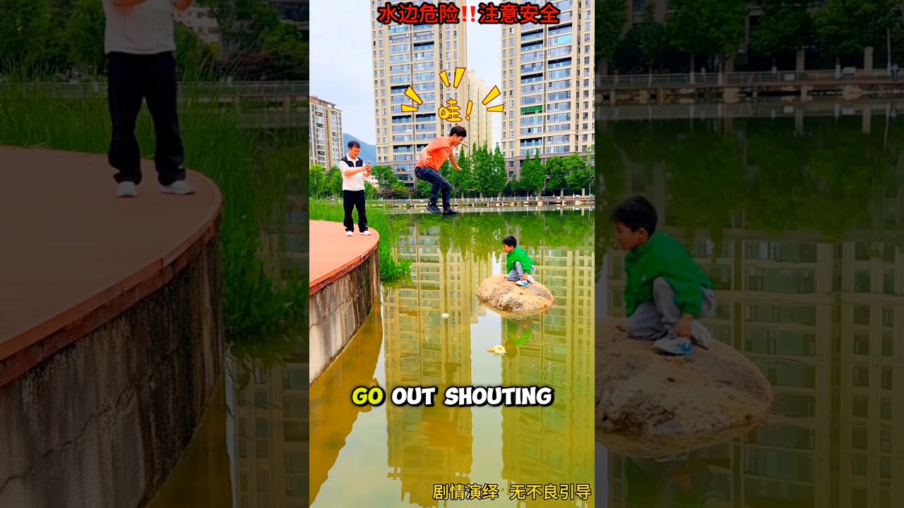 Dad Came to Save Him… But Got Stuck Too! 😱🔥 #shorts