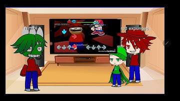 fnf bambi characters react to their songs part 9 (EARRAPE WARNING)