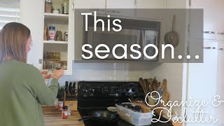 Finding pockets of time to declutter & organize | Traditional Homemaking day in the New Year