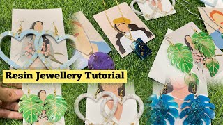 How To Make Resin Jewellery | Resin Earrings | Resin Pendant | Resin Jewellery Making | By Siddhi