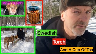 Swedish Torches I Built And Tea Outdoors EP. 56