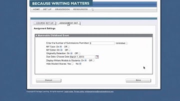 WriteExperience: Managing Assignments