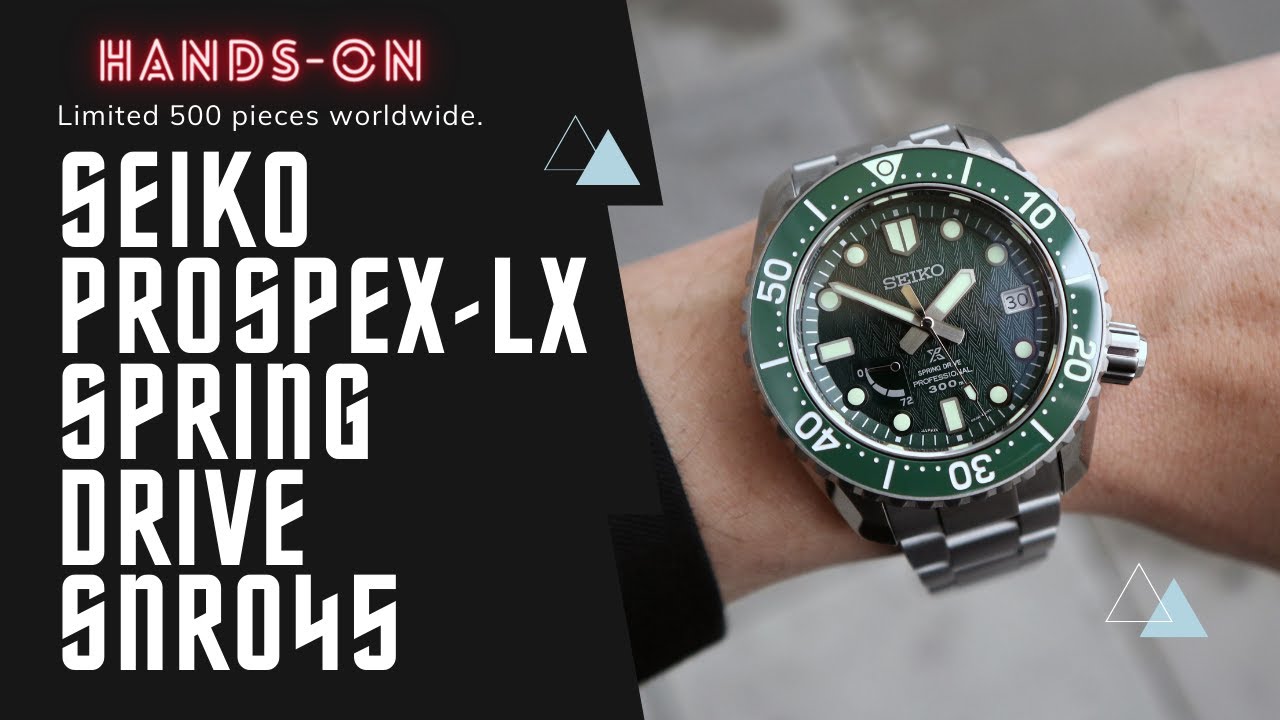 Introducing – Seiko Prospex LX Line Limited Edition SNR045 WATCHLOUNGE |  