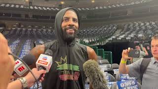 Kyrie Irving Shootaround Interview Before Mavs-Thunder Game 6