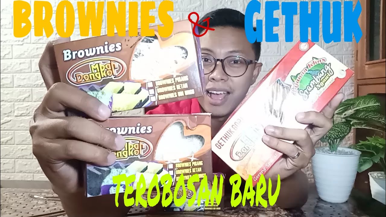 REVIEW BROWNIES DAN GETHUK KHAS NGAWI JAWA TIMUR 