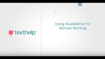 Read&Write Demo | Using Read&Write for Remote Working
