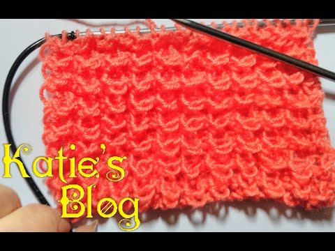 Knitting pattern - Corn grains – ქსოვა - სიმინდის მარცვლები