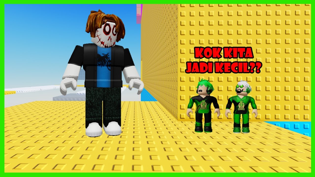 Darlung & Wak Darlung Berubah Jadi Super Kecil Di Troll Obby Roblox