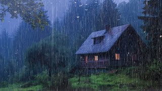 Fall Asleep With The Soothing Sounds Of Rain And Thunder | ASMR, Study, Relax with Rain Sounds