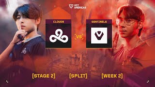 Cloud9 vs Sentinels - VCT Americas Stage 2 - W2D3 - Map 2