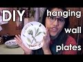 DIY: How to make Hanging Plate Wall Decor