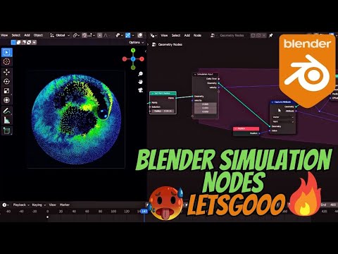 Incredible Blender 3.6 Simulation Nodes