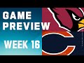 Arizona Cardinals vs. Chicago Bears | 2023 Week 16 Game Preview