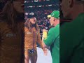 John Cena fist-bumps Riddle #shorts #viral #wwe