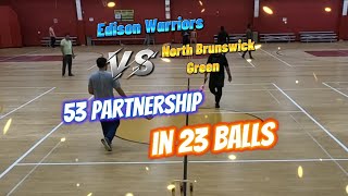 T10 Indoor Cricket - North Brunswick Green VS Edison Warriors - Full Match # 3 Footage