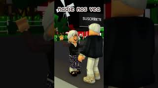 La Abuela fue atrapada Engañando al Abuelo 😲😰  #roblox  #brookhaven #shorts