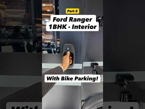 Ford Ranger பின்னாடி முழு 1BHK + Bike Garage | MotorHome Concept