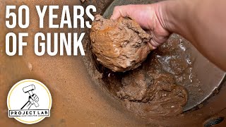 What's inside a 50 year old well water tank?