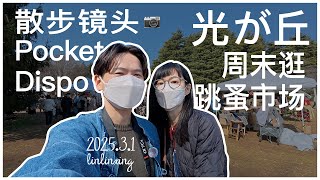 vlog 散步镜头📷Pocket Dispo（多图）｜光が丘周末逛跳蚤市场