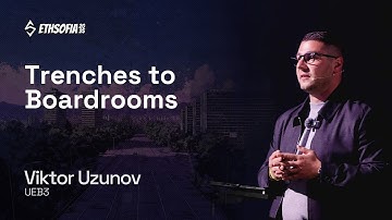 From Trenches to Boardrooms, Viktor Uzunov, UEB3 Fund | ETHSofia 2025